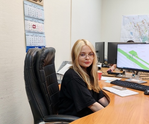 Практикантка Юлия Кикоть