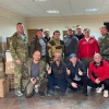 Участники гуманитарного конвоя в Донецк