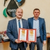Поторопин А. С. и Грибов Г. Г. на награждении к Дню нефтяника