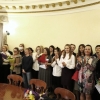 На награждении 